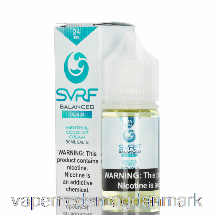 Vape Med Smag Iced Balanceret - Svrf Salt E-væske - 30ml 48mg